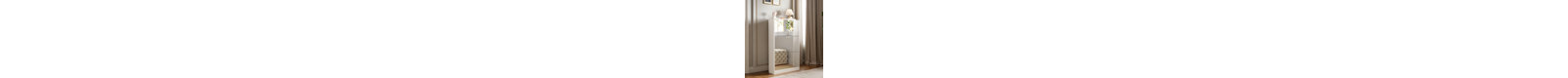 Mirror Shoe Rack Organizer with 3 Flip Drawers