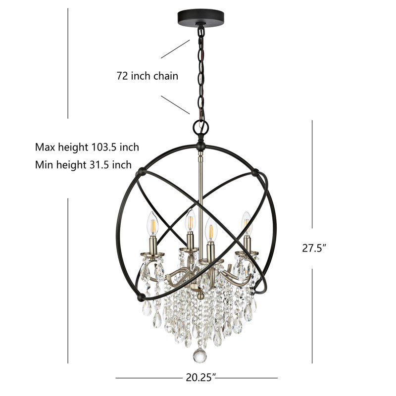 Binford 4 - Light Black Unique/Statement Pendant