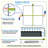 Machrus Upper Bounce Trampoline Replacement Mat Compatible with 13X13 ft Square Frame & 7.5" Springs