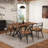 Outdoor Patio Dining Chair With Metal Legs