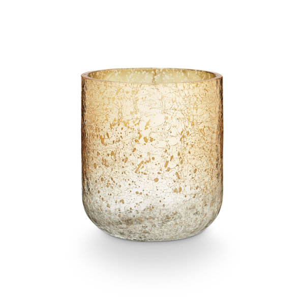 Botanica Beeswax Candle in Blown Glass Cypress - Sandalwood / 8 oz