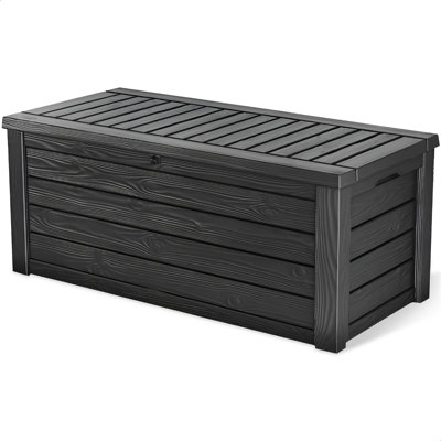 Keter Westwood 150 Gallon Plastic Outdoor Furniture Storage Deck Box
