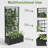 73"H×35"W Metal Planter Box with Trellis with Wheels-438873829