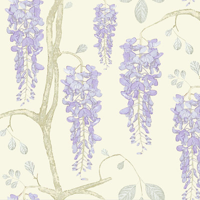 Rouleau de papier peint violet 
