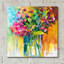 «Bright Bouquet» par Annelein Beukenkamp, art mural en verre acrylique-833812394