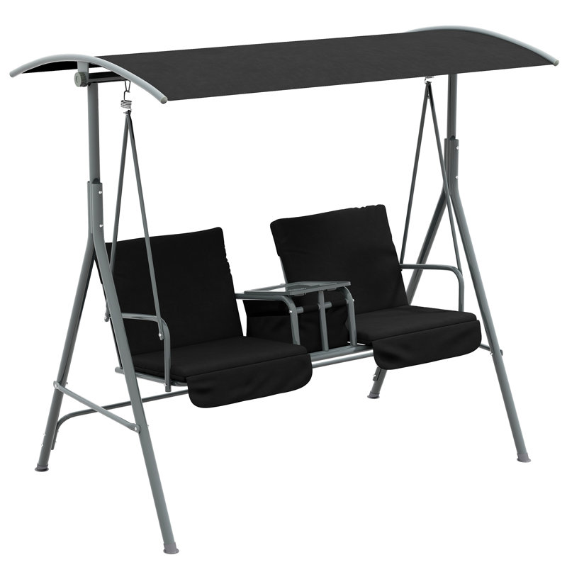 Effingham 2 Person Porch Swing with Canopy