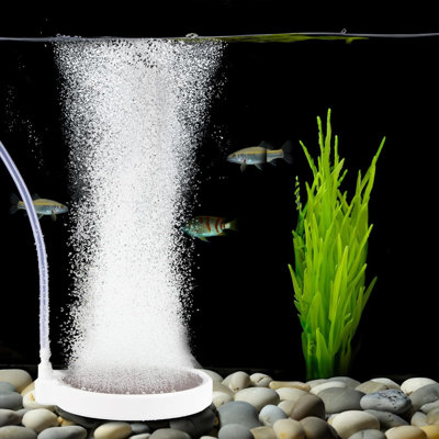 Aquarium Air Stone Diffuser, 1.97x2.05 inches, White