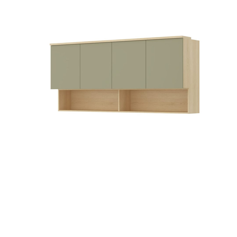 83cm H x 186cm W Bookcase, Eucalyptus