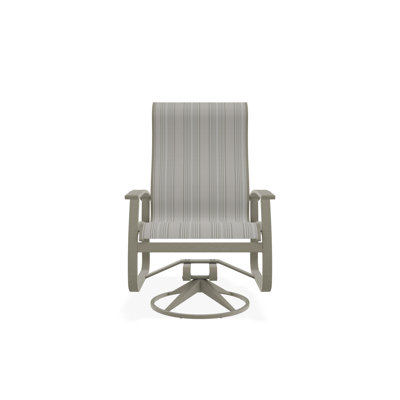 Chaise berçante pivotante en aluminium Belle Isle