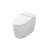 Smart Toilet Bidet With Self-Cleaning Nozzle, Heated Seat, Night , Off Flush, Remote Control, Silent Slow Function, Soft Close, Auto 3 Temperature Options White Side Knob Power Outage Flushing,
