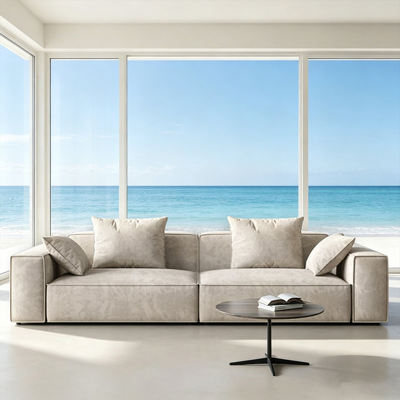 Picture color Polyester Modular Sofa