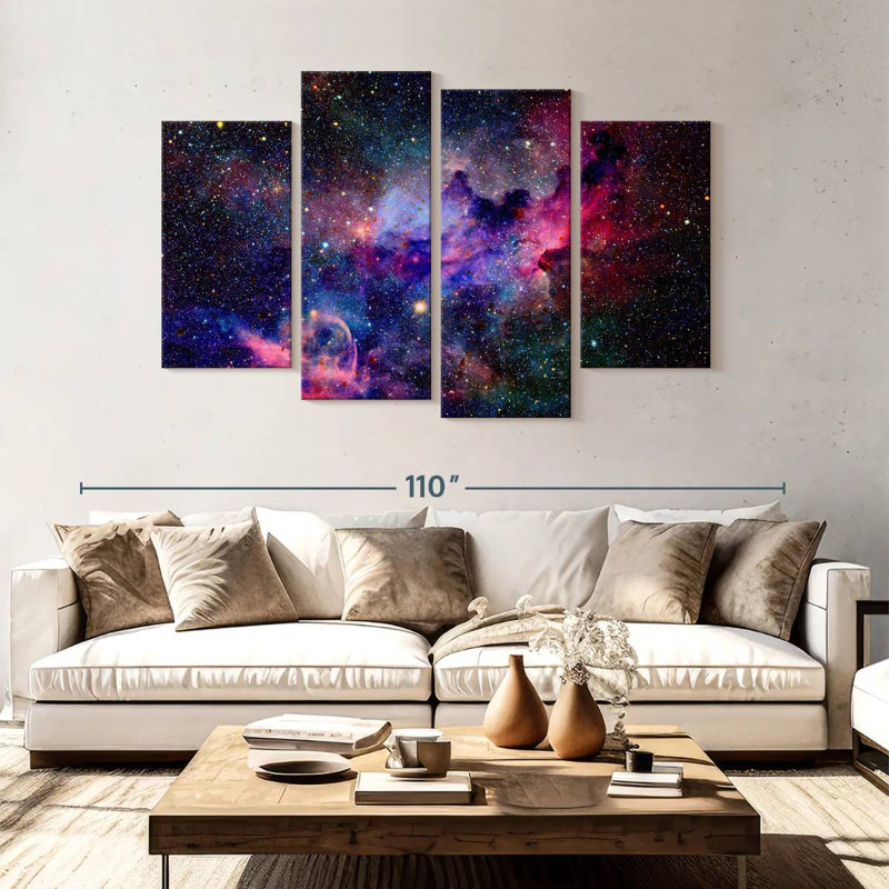 Oberle Galaxy Space Nebula, 54" H x 84" W