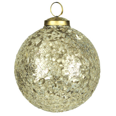 Ornement boule de Noël en verre