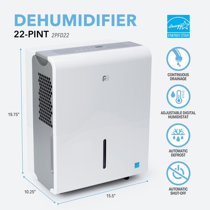 Perfect Aire 22-Pint Energy Star Dehumidifier with Humidistat
