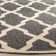 Tapis noir / crème Ferrill