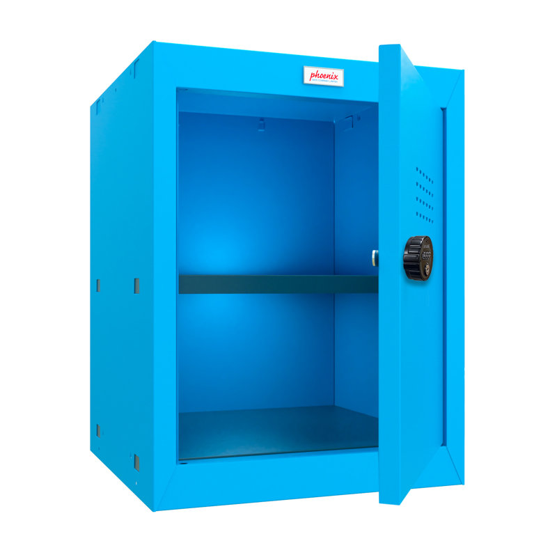 Metal 1 - Tier 40cm with Dial / Combination, Blue