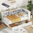 Wooden Twin Size DayBed with 2 Drawers-1010034874