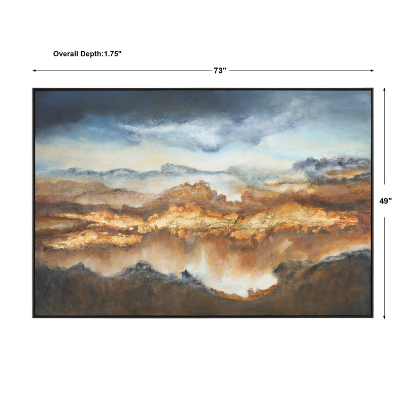 " Valley Of Light " by PH Burchett Painting Print