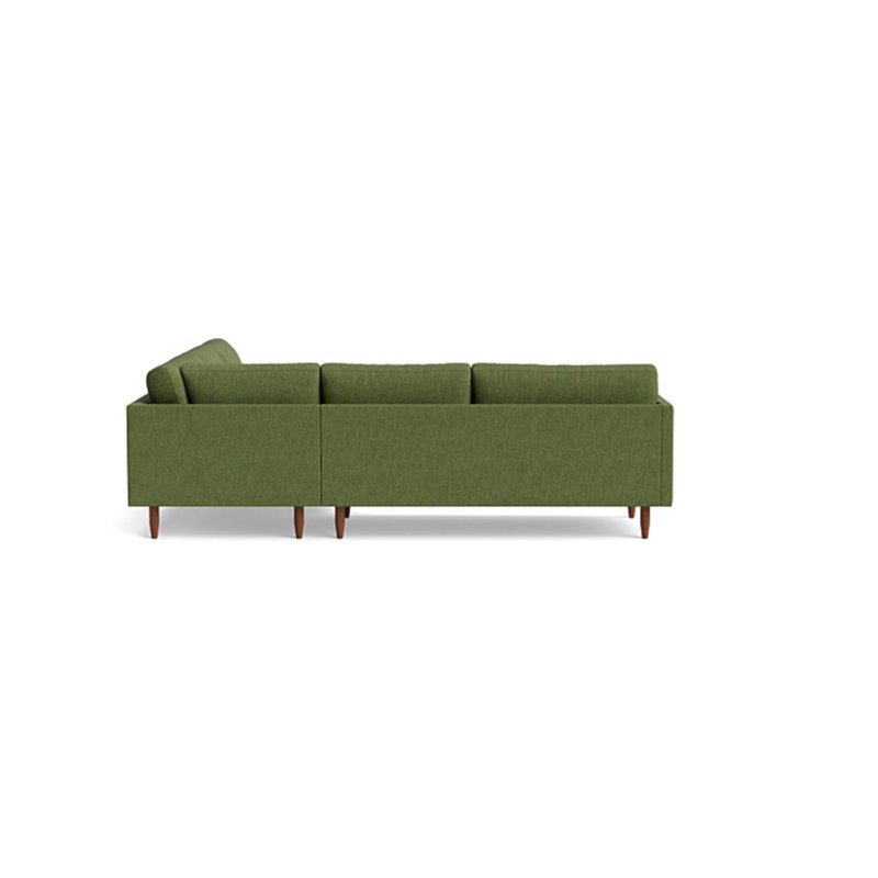 Skinny Fat Sectional, Right Hand Facing, Performance Weave - Basil
