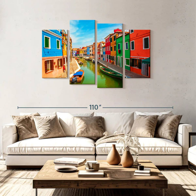 Marchelle Burano Canal, 48'' H x 75'' W