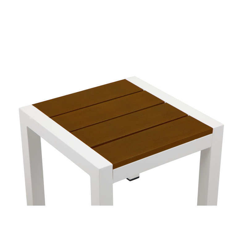 Aynura 8 Piece 76'' Long Reclining Chaise Lounge Set, Brown/White