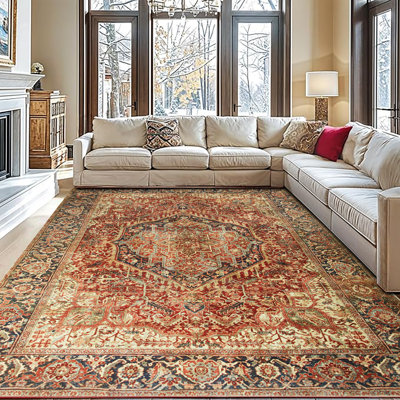 Camilla Vintage Look Shag Area Rug