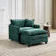 Canapé modulaire moderne à siège simple avec coussin double couche en chenille respirante et confortable-129423819-129423823