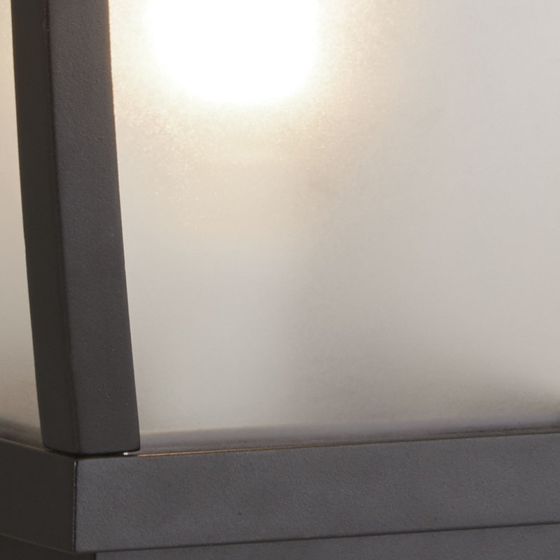 Chorlton Frosted Bollards, 45cm H x 32cm W x 32cm D