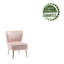 Seelinger Velvet Accent Chair with Gold Chrome Legs-318920235
