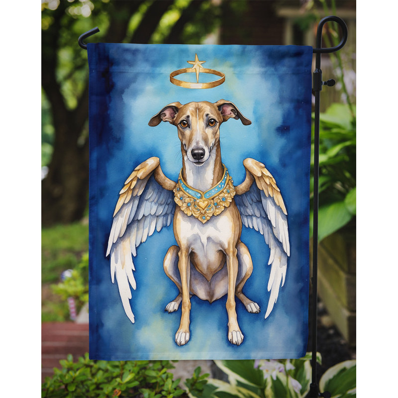 Drapeau de jardin Greyhound My Angel Garden