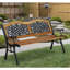 Banc de jardin extérieur, banc de patio de parc