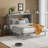 Benoit Murphy Bed with USB Port and Removable Shelves on Each Side-1648278501-1648278511