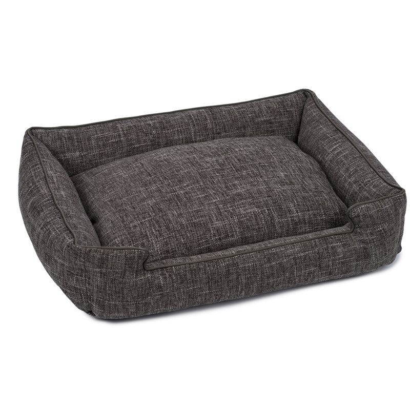Lit moelleux pour chien, Grand (H 10 po x l 39 po x P 32 po), Denim