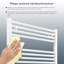 Sadye Curved Towel Rail Heated Towel Rails-1077900581-1077900582