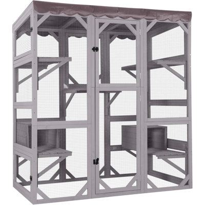 Enceinte d'extérieur pour chat Catio