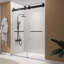 Porte de douche coulissante double sans cadre avec verre transparent H 56 po x l 79 po x H 79 po-91429155