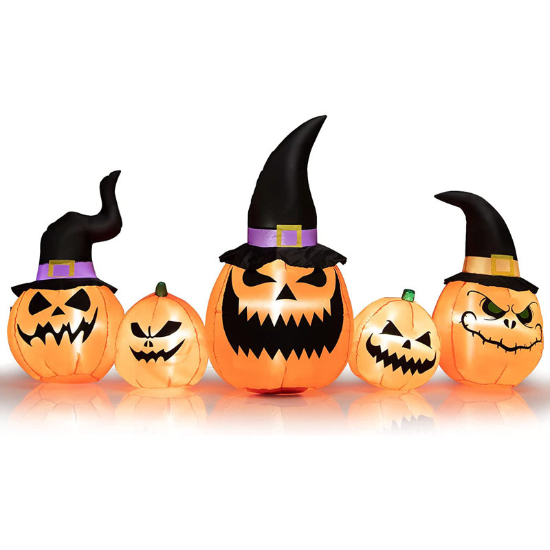 The Seasonal Chest Inflatable Pumpkin Family Halloween Pumpkin Combination