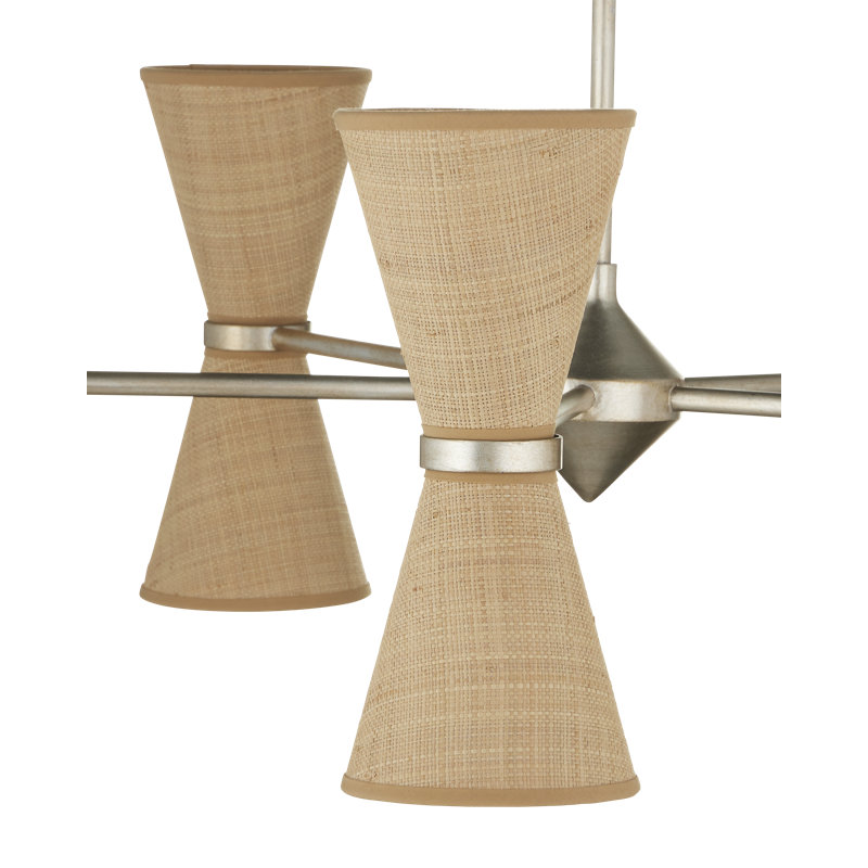 Pennyworth 10 - Light Wrought Iron Chandelier