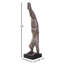 Statue de support à bras de bras extra métallique Veda