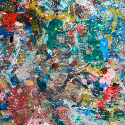Colorful Abstract Background. - Wrapped Canvas Painting
