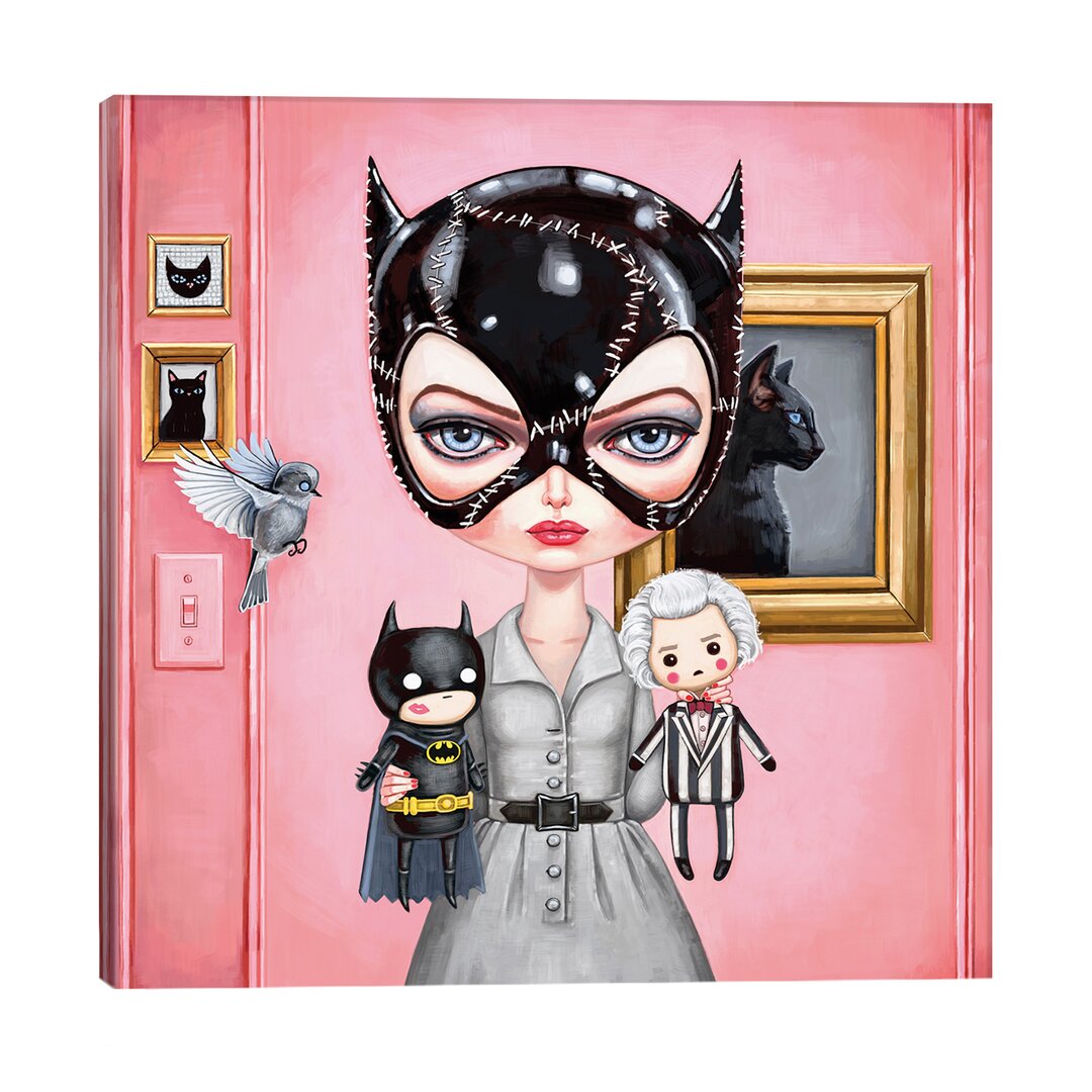 Leinwandbild Catwoman von Vinn Wong