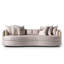 Carmela 102'' Square Arm Curved Sofa