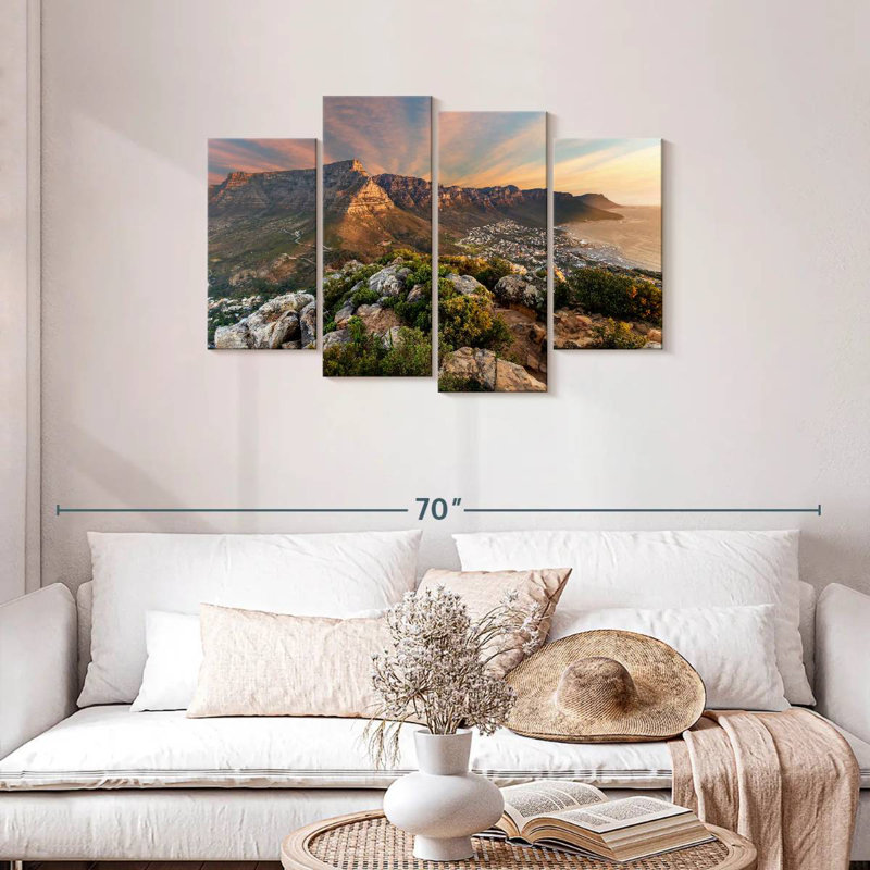 Nicci Table Mountainscape, 27" H x 43" W