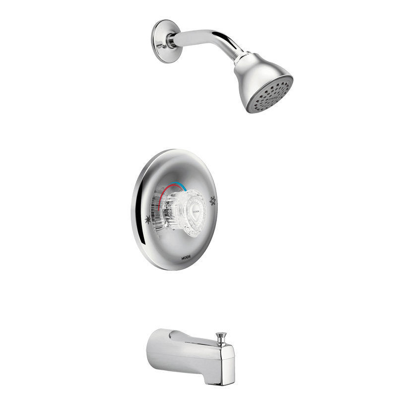 Chateau Tub and Shower Faucet Trim with Knob Handle