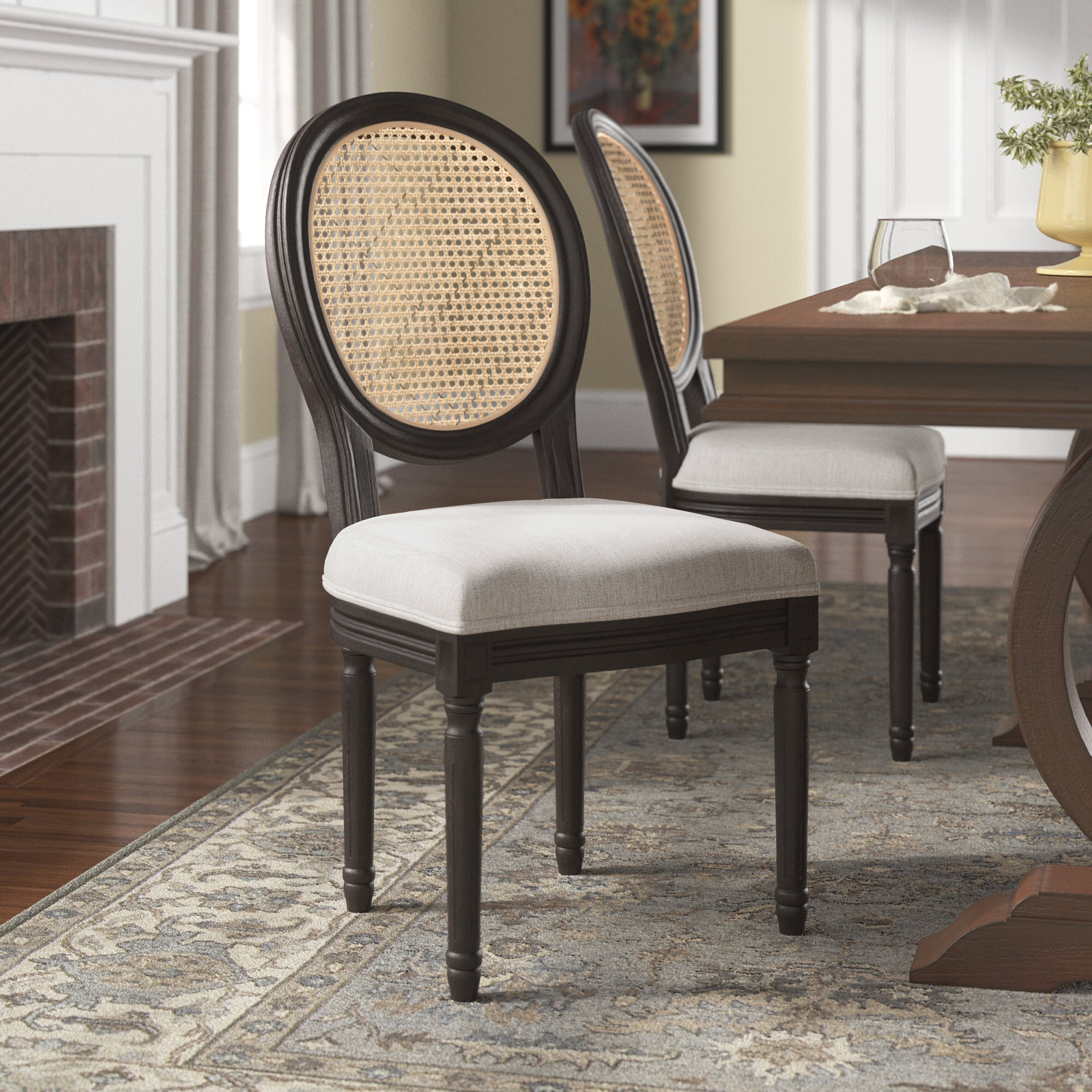 Lark Manor™ Kandy Upholstered Dining Chair - Set of 2 & Reviews | Wayfair