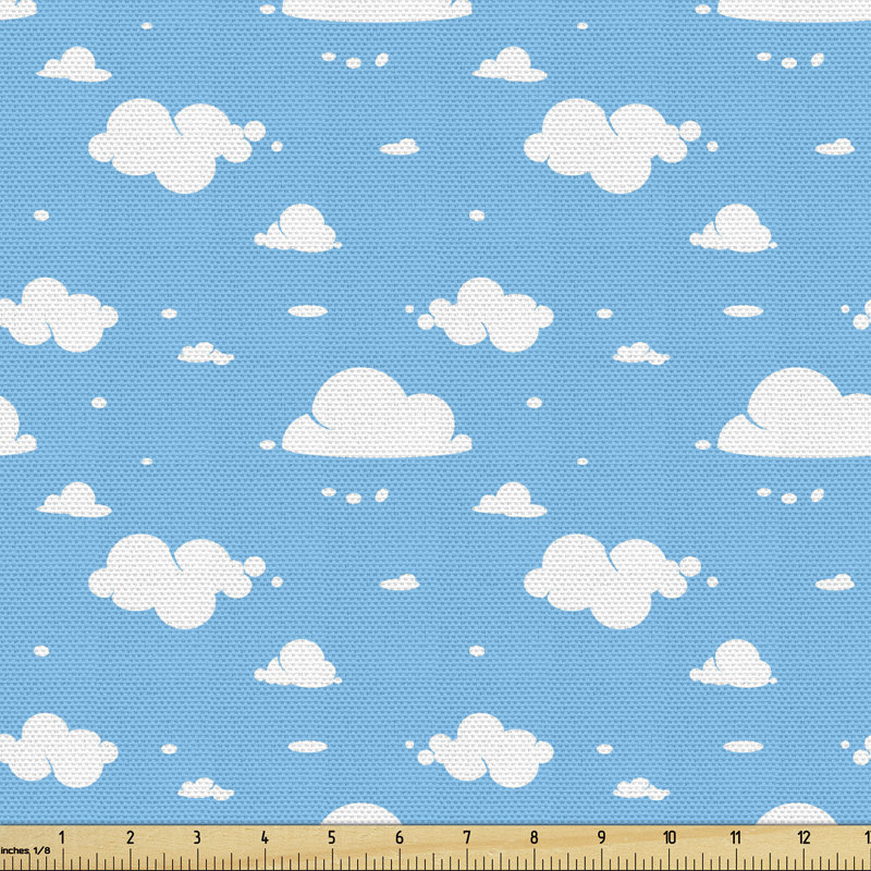 Chaslyn Fluffy Clouds Day Time Multi-Purpose Fabric
