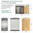 Transolid 32-in X 22-in 18-Gauge Drop-in Stainless Steel Kitchen Workstation Sink-99218980