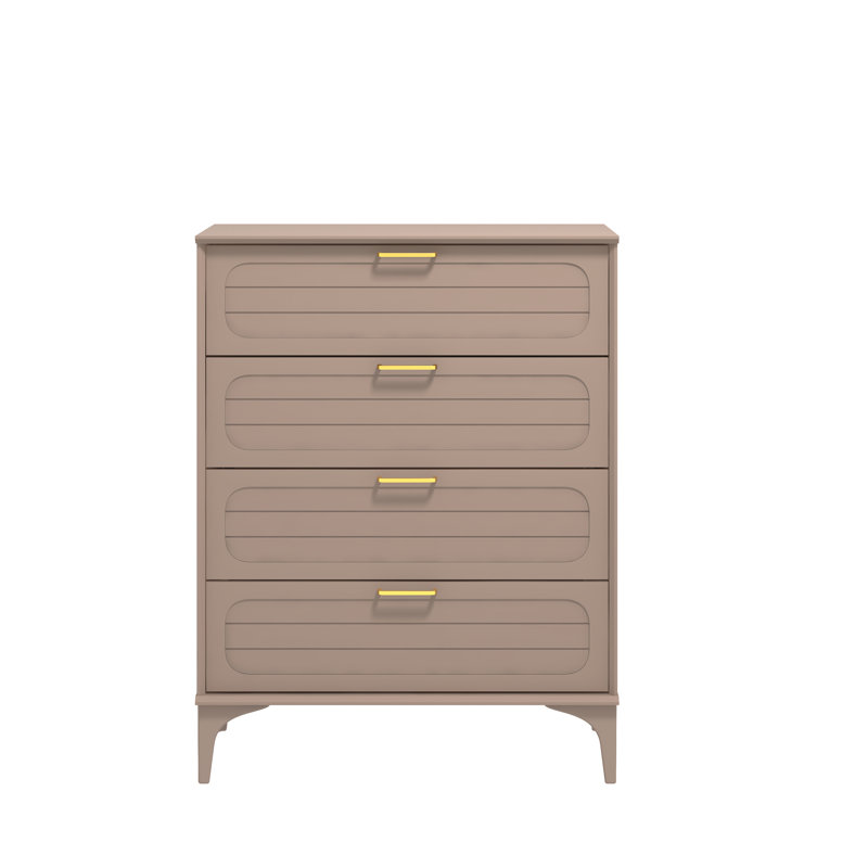  4 Drawer Chest, Warm Nude