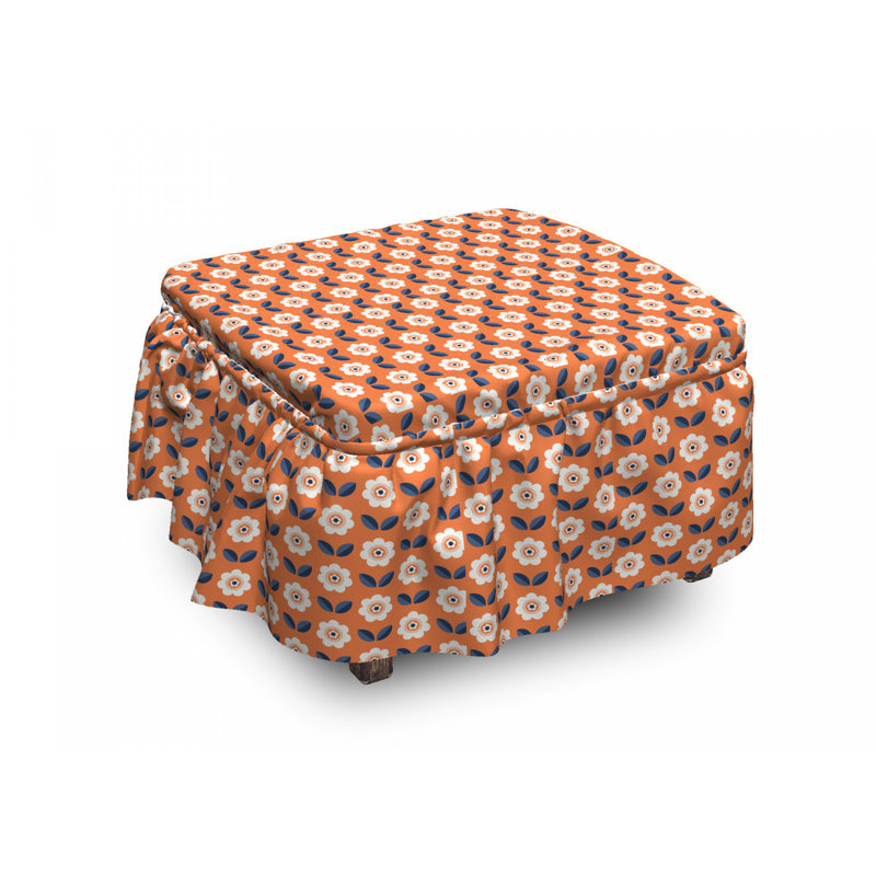 Les pétales à l’écart des pétales repose-pieds housse pour