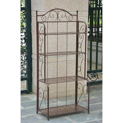 Nocona 26'' Wrought Iron Standard Baker's Rack